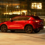 2025 Mazda CX-5 side view at night