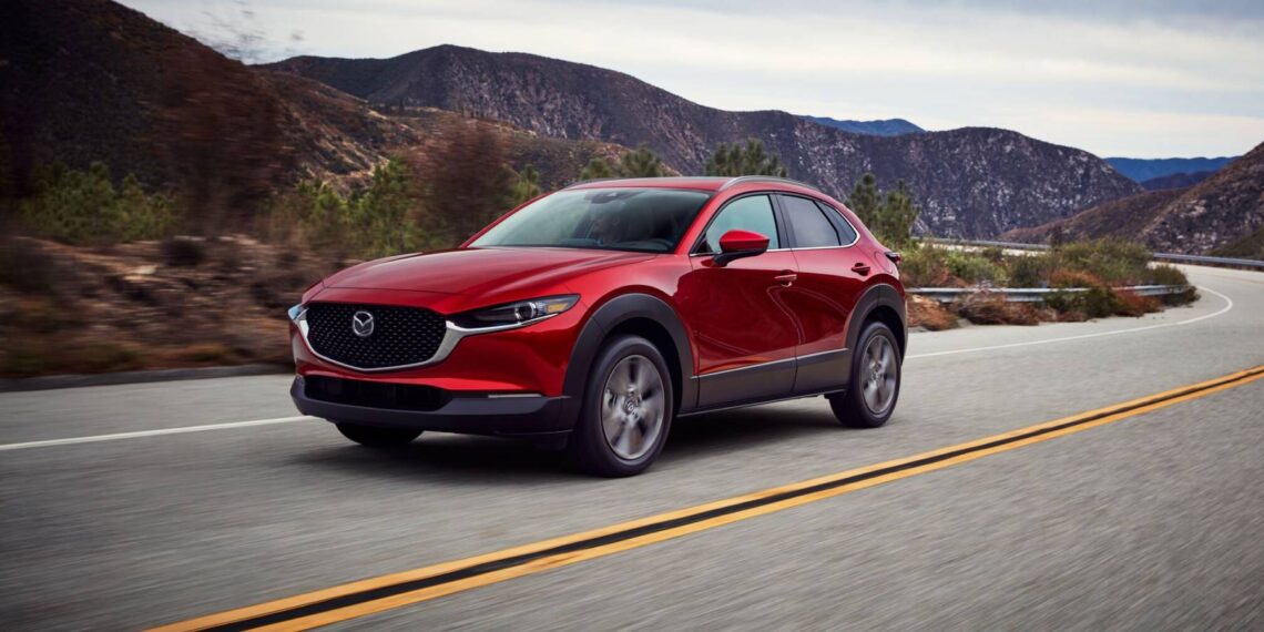 2025 Mazda CX-30 driving on the highway